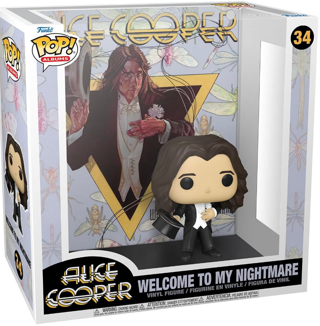 Funko Pop! Albums 34 - Alice Cooper - Welcome To My Nightmare (2022) SVV-Schatzoekers