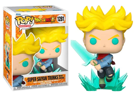 Funko Pop! Animation 1281 - Dragon Ball Super - Super Saiyan Trunks (With Sword) (2022) SVV-Schatzoekers