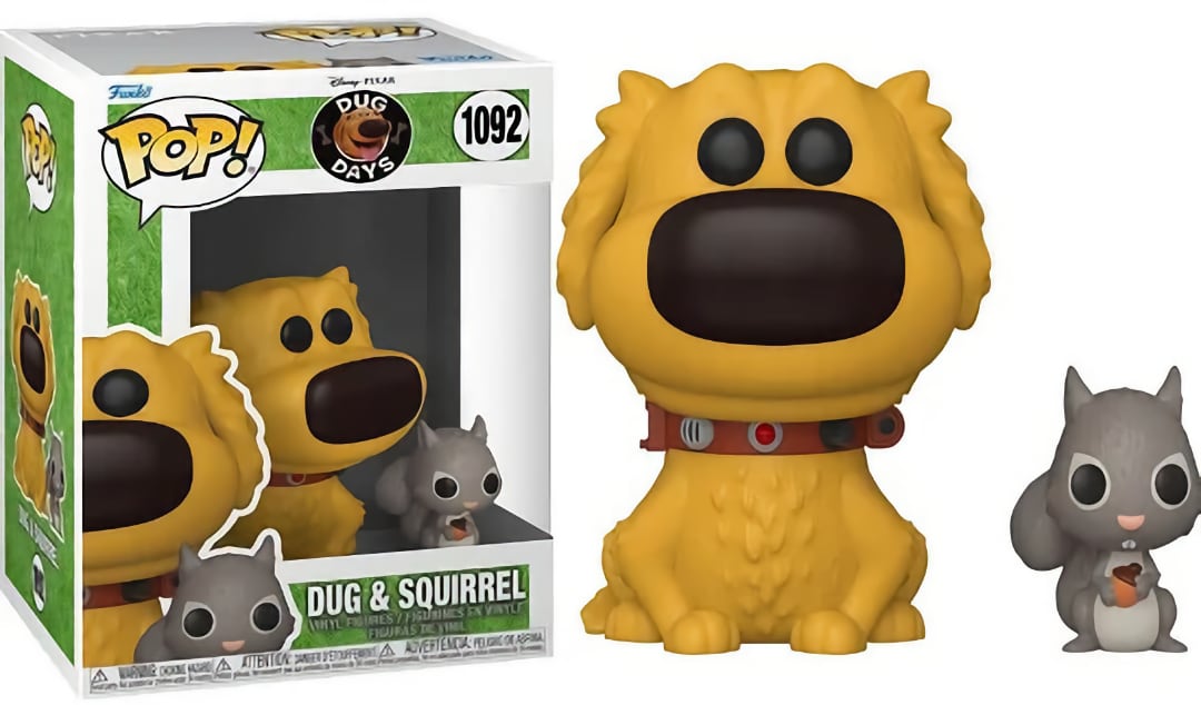 Funko Pop! Disney 1092 - Dug Days - Dug & Squirrel (2021) SVV-Schatzoekers