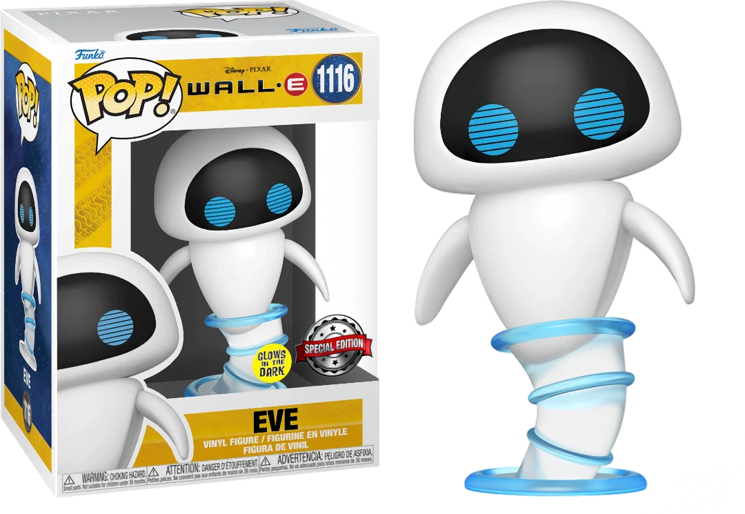 Funko Pop! Disney 1116 - Wall.E - Eve (2021) Glow in the Dark SVV-Schatzoekers