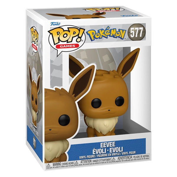 Funko Pop! Games 577 - Pokemon - Eevee (EMEA) (2019) SVV-Schatzoekers