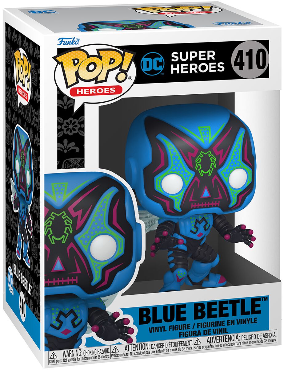 Funko Pop! Heroes 410 - Dia De Los DC - Blue Beetle (2022) SVV-Schatzoekers