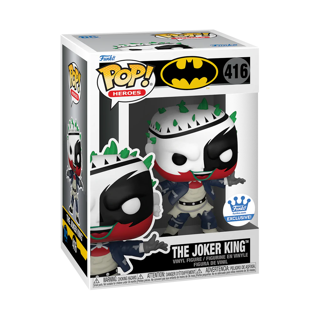 Funko Pop! Heroes 416 - Batman - The Joker King (2021) Exclusive SVV-Schatzoekers