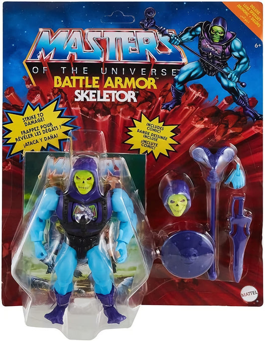 Mattel - Masters Of The Universe Origins - Battle Armor Skeletor (2021) DeLuxe Set SVV-Schatzoekers