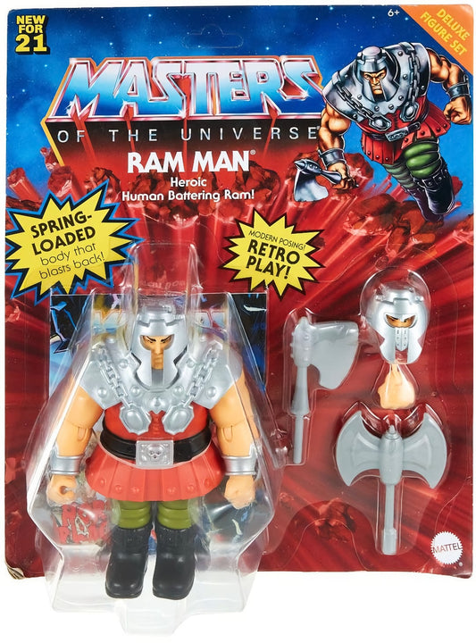 Mattel - Masters Of The Universe Origins - Ram Man (2021) DeLuxe Set SVV-Schatzoekers