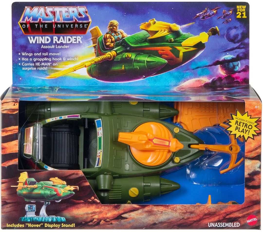 Mattel - Masters Of The Universe Origins Vehicle- Wind Raider (2021) SVV-Schatzoekers