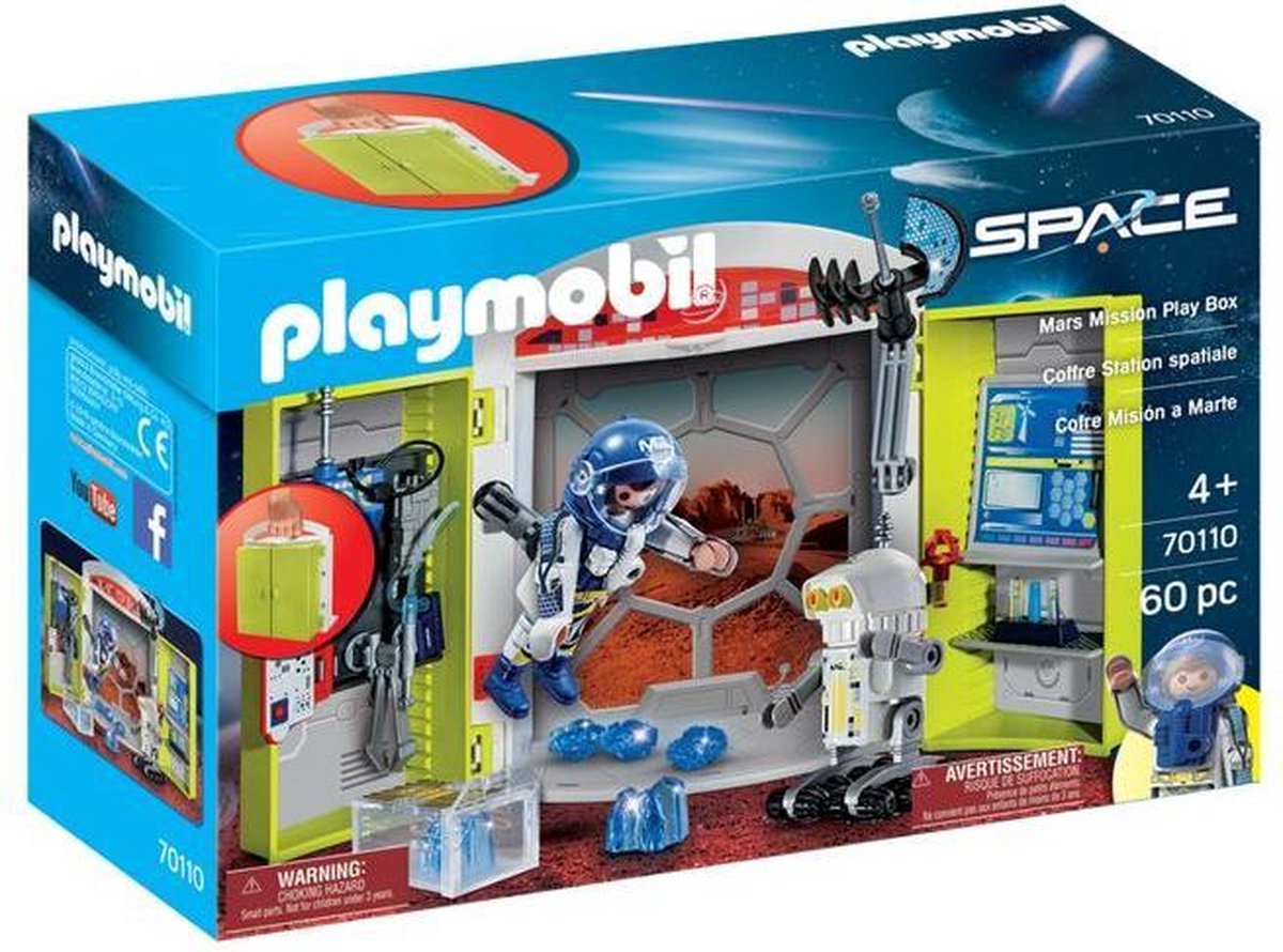 PLAYMOBIL 70110 - Space - Mars Mission Box SVV-Schatzoekers