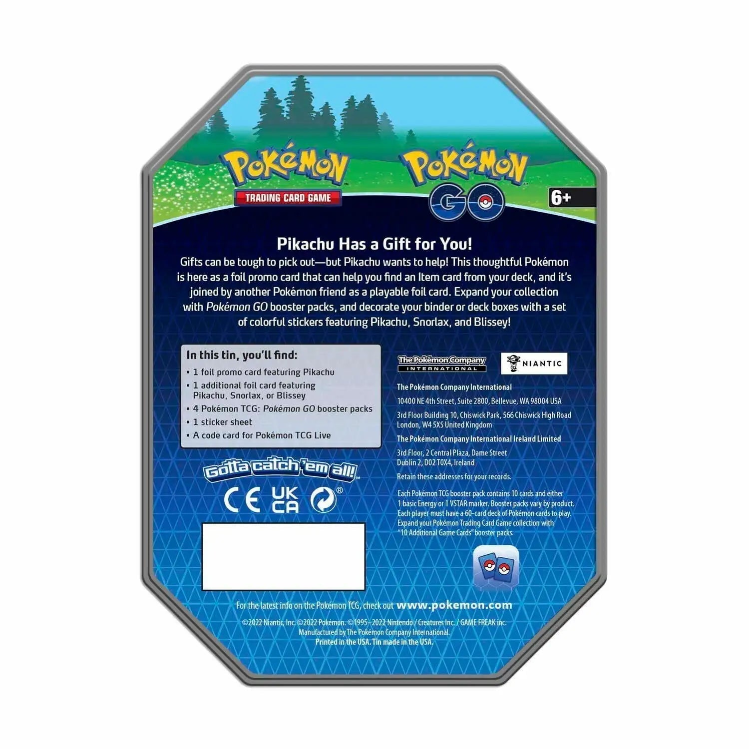 Pokémon TCG - Pokémon GO: Pikachu Gift Tin (Blissey) SVV-Schatzoekers
