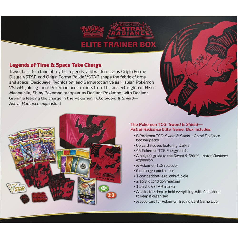 Pokemon TCG - Sword & Shield: Astral Radiance Elite Trainer Box (2022) SVV-Schatzoekers
