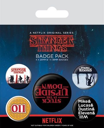 Pyramid - Stranger Things - Button Pack 1 SVV-Schatzoekers