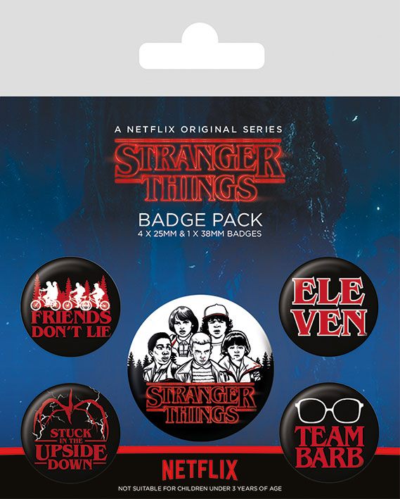 Pyramid - Stranger Things - Button Pack 2 SVV-Schatzoekers