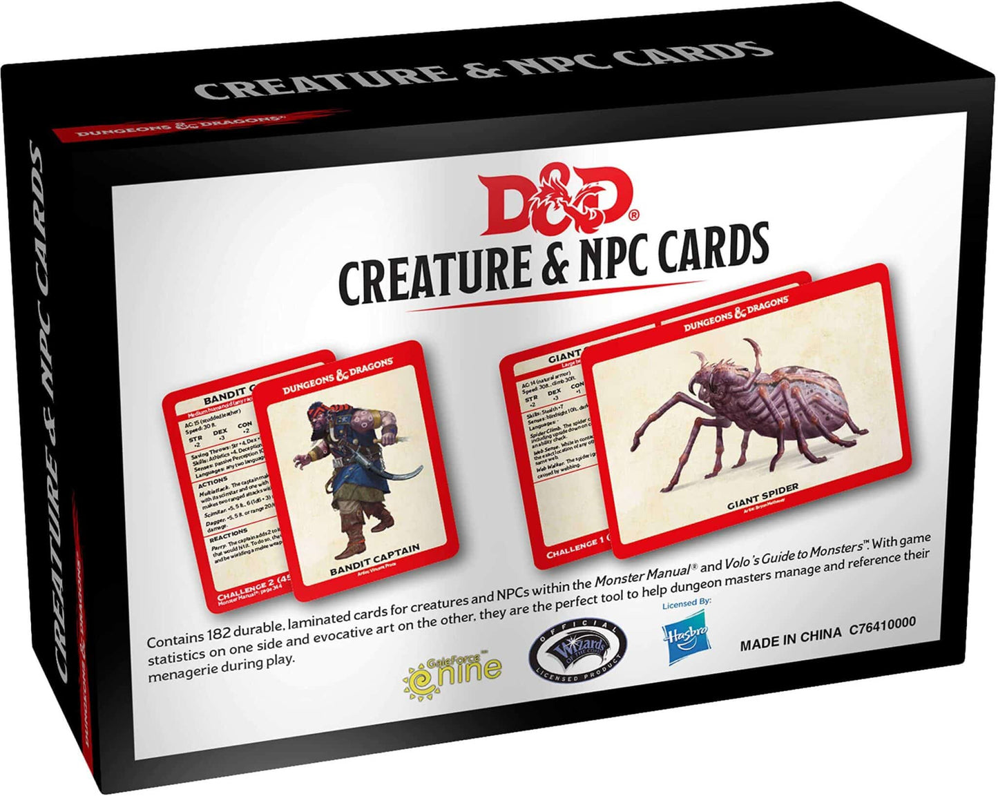 WOTC - Dungeons & Dragons : Creature & NPC Cards (English)