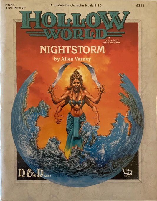 TSR - Dungeons & Dragons - Hollow World- Nightstorm (1991) SVV-Schatzoekers