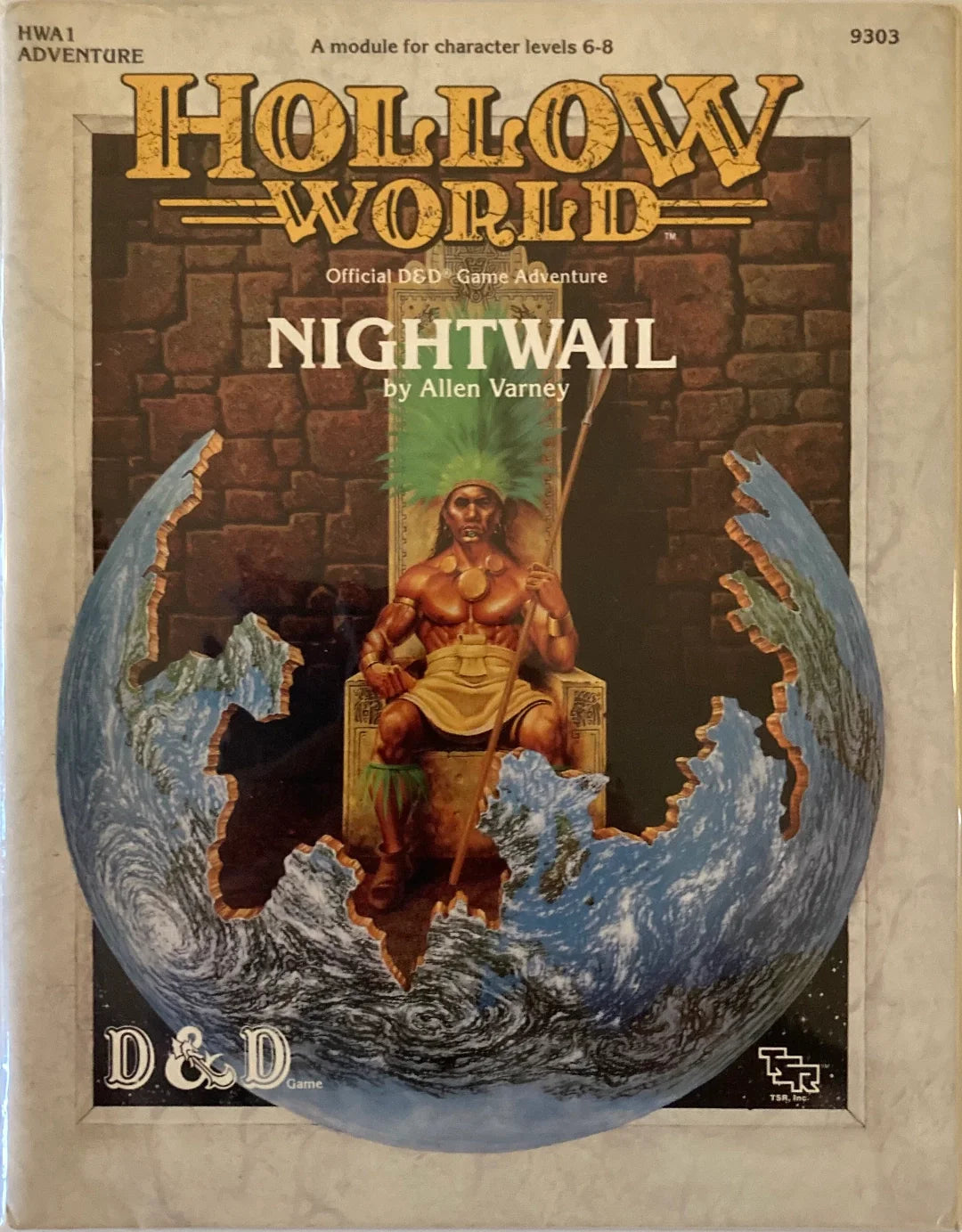 TSR - Dungeons & Dragons - Hollow World- Nightwail 9303 (1990) SVV-Schatzoekers