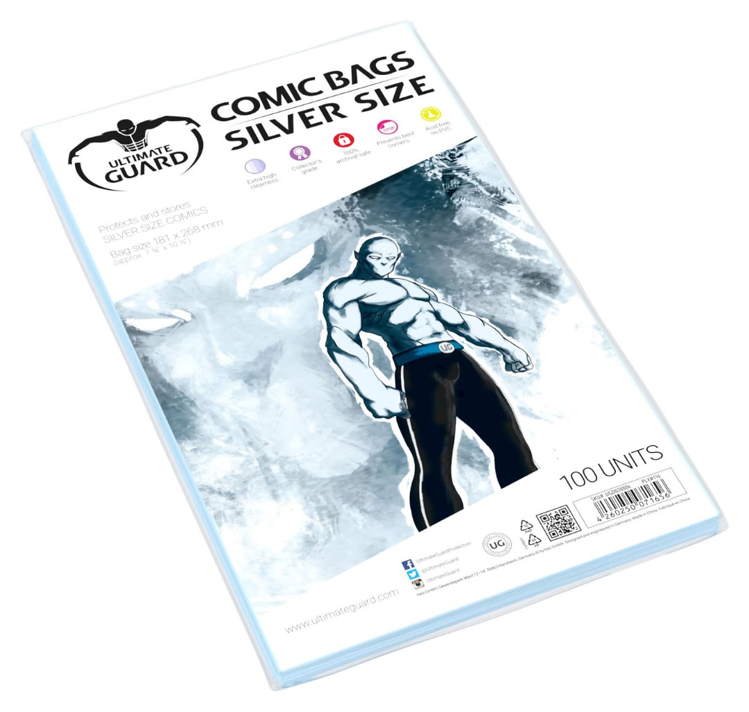 Ultimate Guard® - Comic Bags Silver Size - Bescherm Je Waardevolle Comics! SVV-Schatzoekers