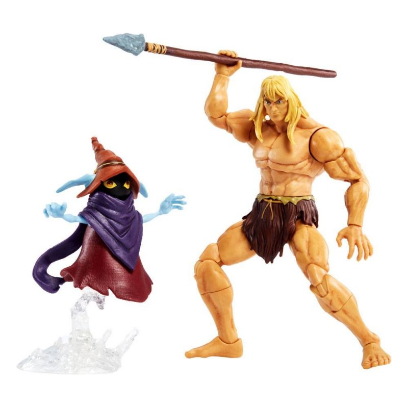 Mattel Masterverse - Masters Of The Universe - (Wave 2 - 2021) Savage He-Man & Orko (Revelation DeLuxe)